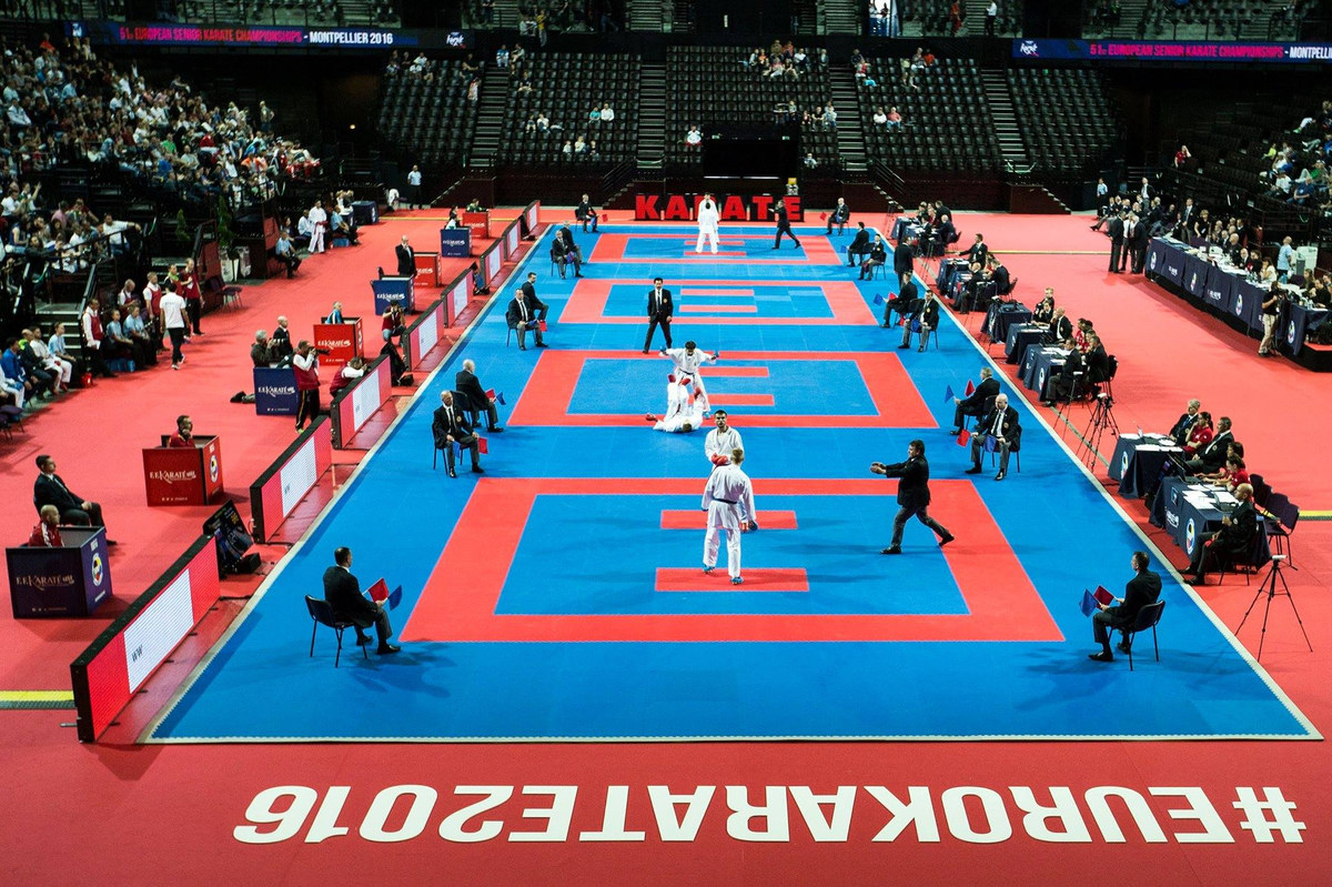 La salle des championnats d’Europe